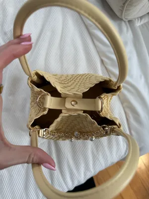 Anthropologie Hollace Tote Butter Yellow thumbnail 3