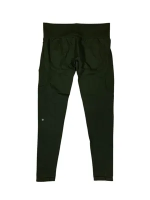 Halara Dark Green High Rise Full Length Leggings Athleisure Yoga Workout L thumbnail 2