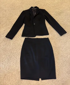 Express Black Women's Blazer and Skirt Set thumbnail 1