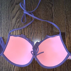 Victoria's Secret Plum Ruffle Bikini thumbnail 4