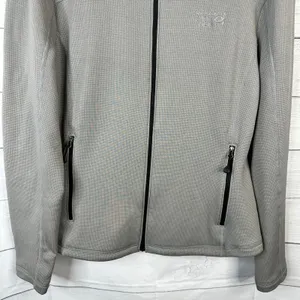 Mountain Hardwear Womens size Large Microchill Full Zip Up Jacket Gray Hiking thumbnail 4
