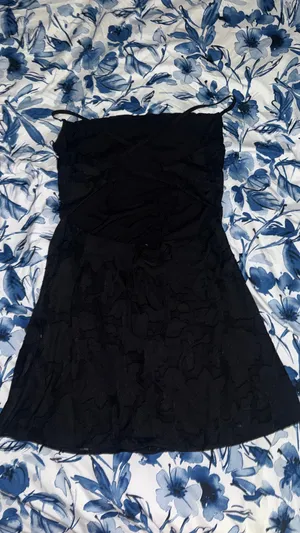 Boutique Black Floral Burnout Mini Dress thumbnail 2
