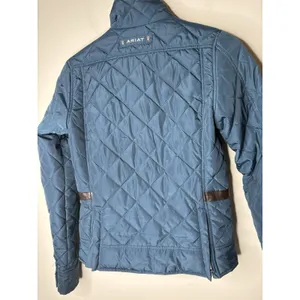Ariat Womens XS Quilted Jacket Coat Blue Breeders Cup 2015 Kentucky Rare thumbnail 5