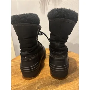 Sorel Women's Kaufman Canada Rubber Nylon Winter Felt Lined Snow Boots‎ Size 10 thumbnail 3