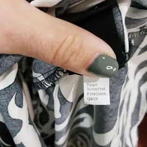 Who What Wear Zebra Print Cutout Maxi Dress XS thumbnail 7
