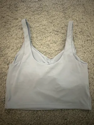 offline aerie real me low key longline sports bra thumbnail 3