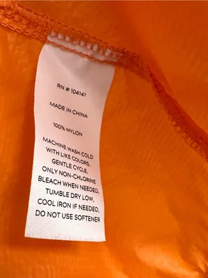 Alpine Design Orange Lightweight Zip Pockets Hooded Windbreaker Jacket Large thumbnail 6