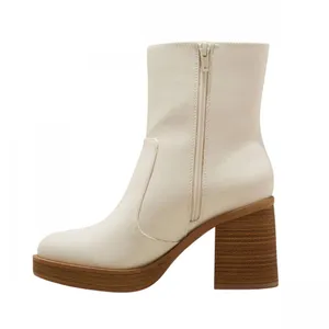 Universal Thread Jenna Platform Boots with Memory Foam Insole Off White 6M thumbnail 8