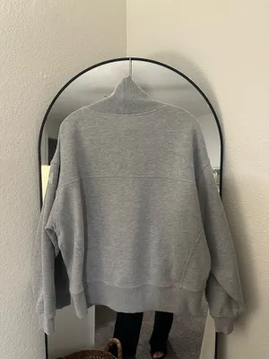 Hazy Mock Neck Alo Yoga Pullover thumbnail 4