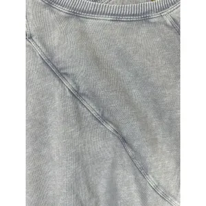 Pilcro Crossover Pullover Sweatshirt Women XXS Long Sleeve Purple Cozy Oversized thumbnail 7