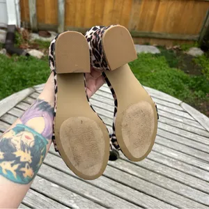 Steve Madden Women's Irenee Block-Heel Sandals size 6 cheetah‎ animal furry thumbnail 10