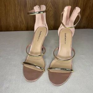 Bebe & Co Berdine Gold & Nude Heels thumbnail 2