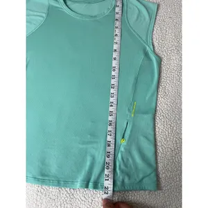Lululemon Hiking Tank Top Womens 6 Mint Green Cropped Pocket Outdoors thumbnail 8