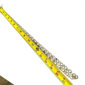 Silver tone heart hip belt thumbnail 7