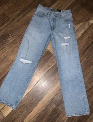 Silver tab Levi’s 94 baggy distressed denim jeans 28 $89 boho casual casual thumbnail 1
