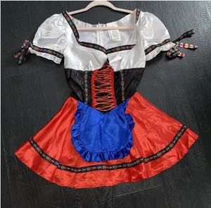 Rubies Sexy Small Halloween Costume Oktoberfest Beer Maid Dress Bavarian VTG thumbnail 1