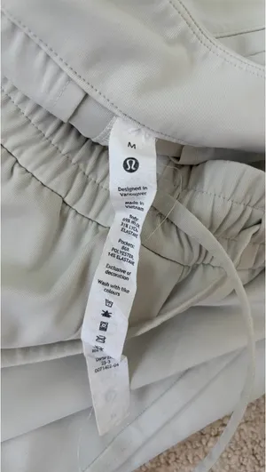 Lululemon Women’s Lounge Track Pants Cream White Size Medium thumbnail 4