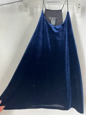 Aqua Velvet Navy Blue Spaghetti Strap Camisole thumbnail 8