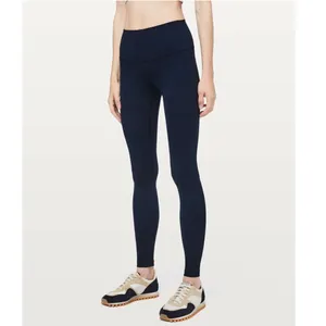 Lululemon Wunder Under High Rise Tight Leggings True Navy Luxtreme Yoga Womens 4 thumbnail 6