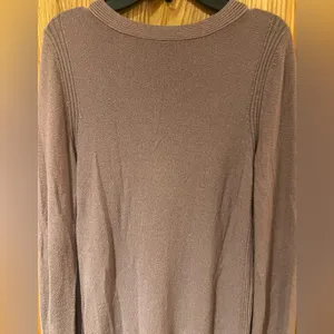 Free People Mauve Crisscross Side Slit Long Bell‎ Sleeves Tunic Sweater Small thumbnail 9