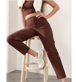 Athleta Size 6 Stellar High Rise Trouser Cherrywood thumbnail 9