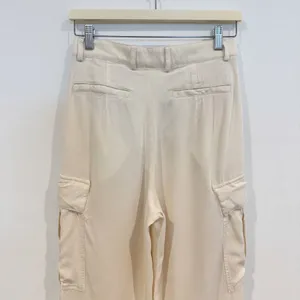 Zara Wide Leg Cargo Pants Small‎ Street Wear Baggy Chic Business Casual Utility thumbnail 8