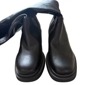 Franco Sarto Kelly Black Over The Knee Boots Square Toe Block Heel Size 7 thumbnail 4