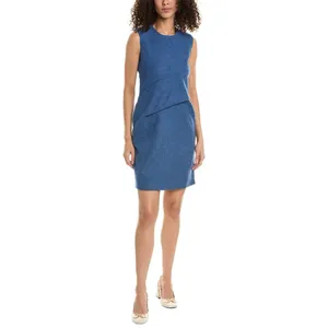 FRANCES VALENTINE Callista Wool-Blend Dress Blue NWT Large Chic thumbnail 3