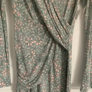 Free People Shayla Floral‎ Long Sleeve Wrap Midi Dress Size S - Mint Combo - NWT thumbnail 8