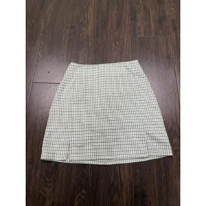 John Galt (Brandy‎ Melville) Green Plaid Cara Skirt thumbnail 2