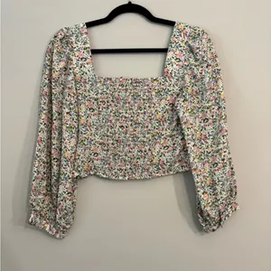 Lulus Even Sweeter Floral Print‎ Crop Top Xsmall thumbnail 8