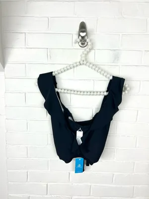 NWT Cupshe Black Bikini Top Plus Size 1X thumbnail 4