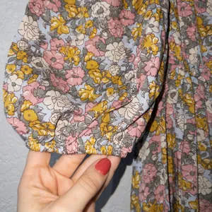 New Pink & Yellow Floral Reversible Maxi Dress Size Small thumbnail 3