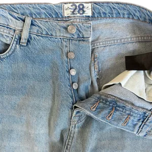 Free People Button Fly Relaxed Fit High Rise Jeans Size 28 thumbnail 5