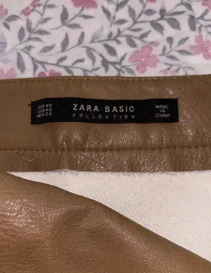 Zara Basiz Collection Fauz Leather Skirt thumbnail 3