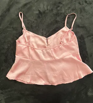Motel Rocks Pink Silk Tank Top thumbnail 3
