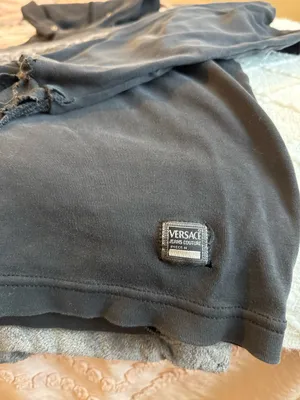 Versace Distressed Hoodie Sweatshirt thumbnail 6