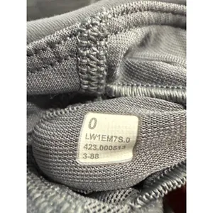 Lululemon Wunder train Tank Top Grey High‎ Neck Racerback Size 0 thumbnail 5