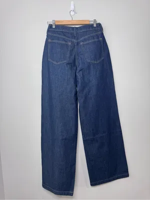 Abercrombie and Fitch High Rise Wide Leg Trouser Pant thumbnail 9
