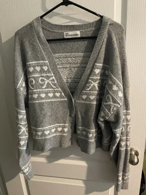 No Boundaries Cardigan Sweater Button-Up thumbnail 1