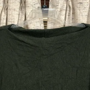 Velvet by Graham & Spencer Ribbed Boatneck Dolman Sleeve Top thumbnail 3