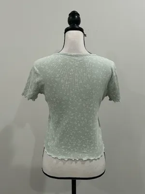 Hollister Floral Baby Tee thumbnail 4