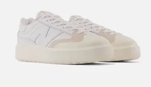 New Balance CT302 Trainers White / Moonbeam Low-Top Platform Sneakers Size 6.5 thumbnail 1