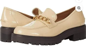 Sam Edelman Taylor Loafers Wheat Patent Size 5 Lug Sole thumbnail 1