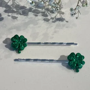 Handmade New St Patrick’s Day hair pin Clip thumbnail 1