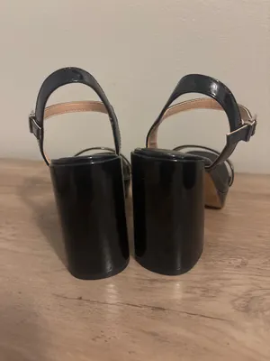 Block Black Heel Size 6 thumbnail 3