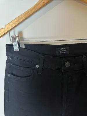 NWOT Citizens of Humanity Olivia slim high waist jeans black 23 thumbnail 4