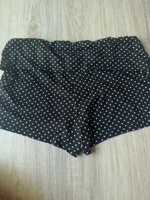 Polka dot fold over shorts!! Black Size M thumbnail 4