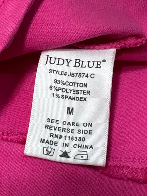 Judy Blue Pink Denim Stretchy Waistcoat Vest Size Medium thumbnail 14