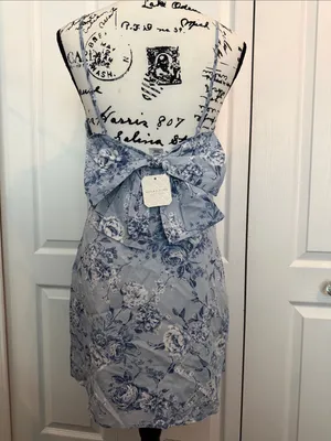 Altar’d State Light Blue Floral Sundress thumbnail 2
